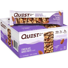 QUEST NUTRITION Snack Bar (43g Riegel) Chocolate Mixed Nuts