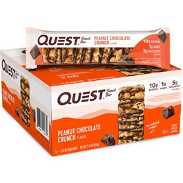 QUEST NUTRITION Snack Bar (43g Riegel) Peanut Chocolate Crunch (MHD: 13.09.22)